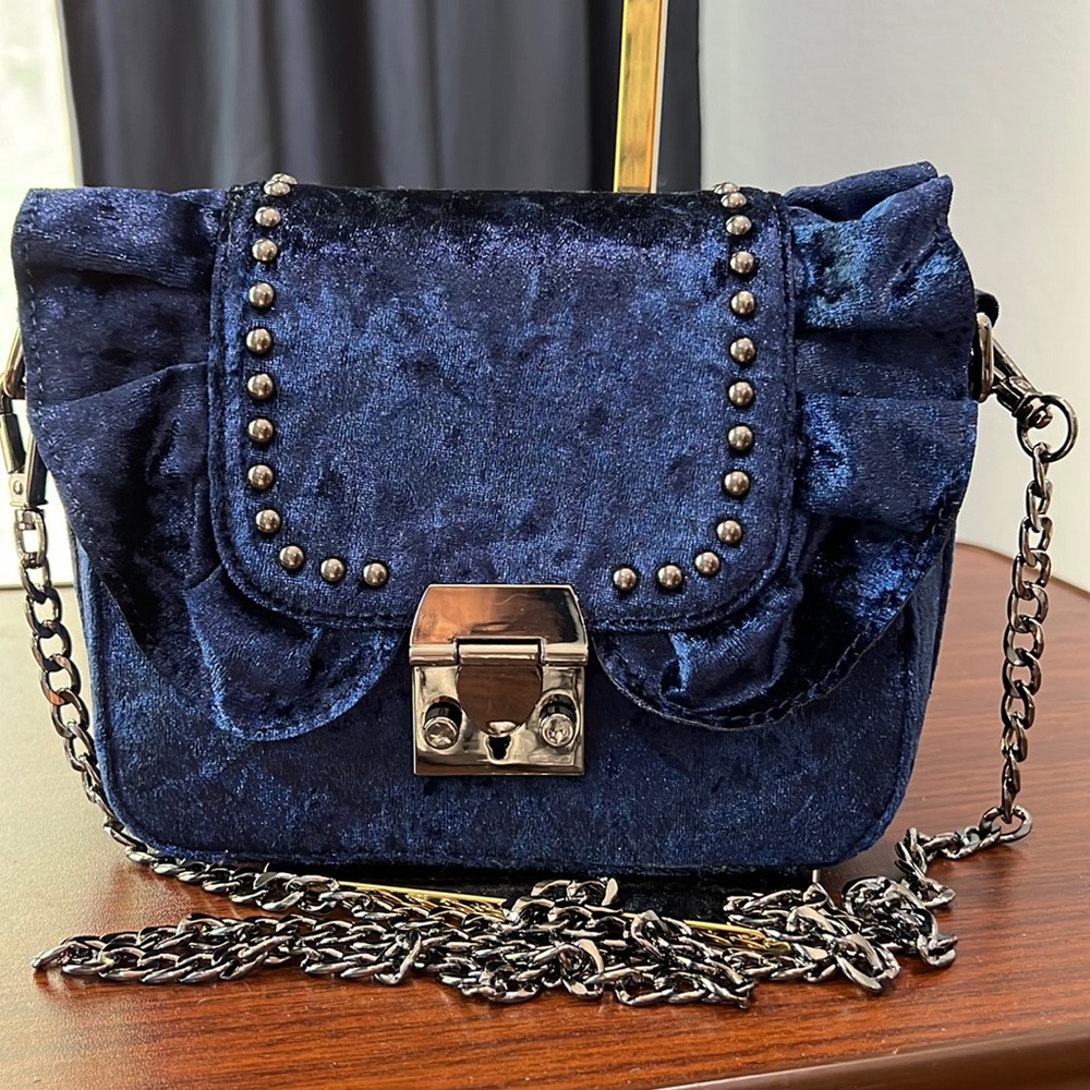 Velvet Blue crossbody Boutique